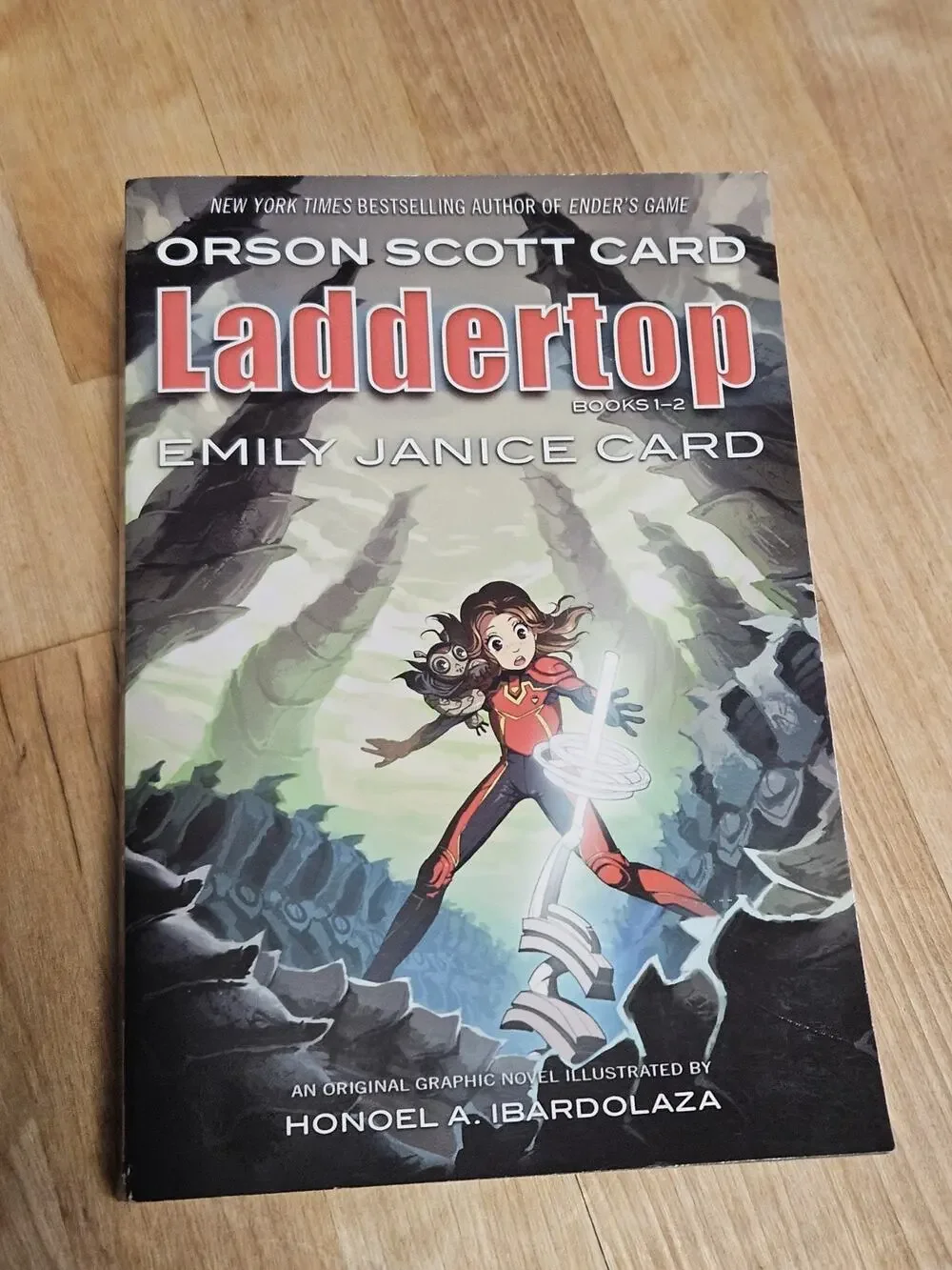 Laddertop Books 1-2 (Tor Books October 2013) Manga Graphic Novel Book Scott Card